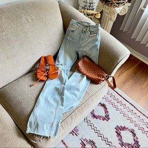 Zara NWT Full length 90s  high waisted Jeans